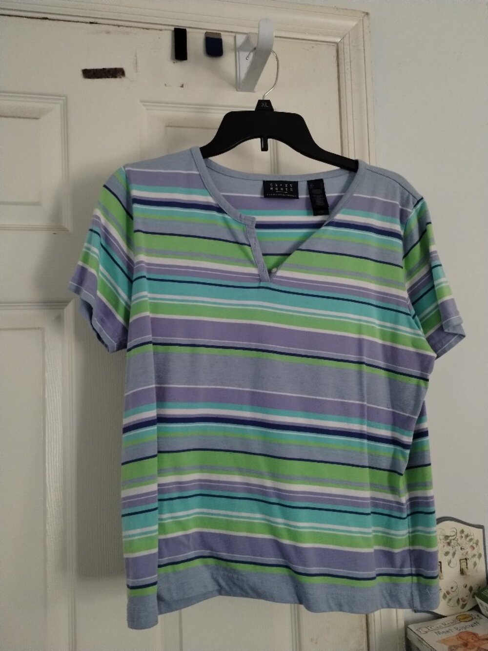 Crazy Horse Multicolored short sleeve shirt,size- Large